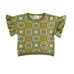 Mabli Knitwear Meillion Tee and Bloomers Set in Olive